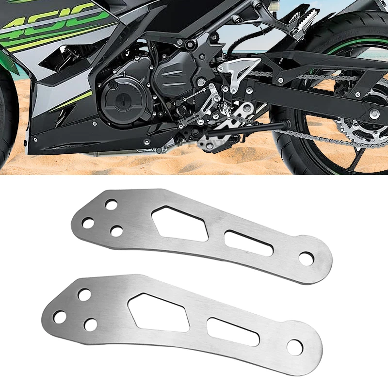 

2024 Motorcycle Rear Lowering Links Lower Drop Kit Suspension Links Accessories For Kawasaki For ninja 400 Z400 Z 400 2018-2023