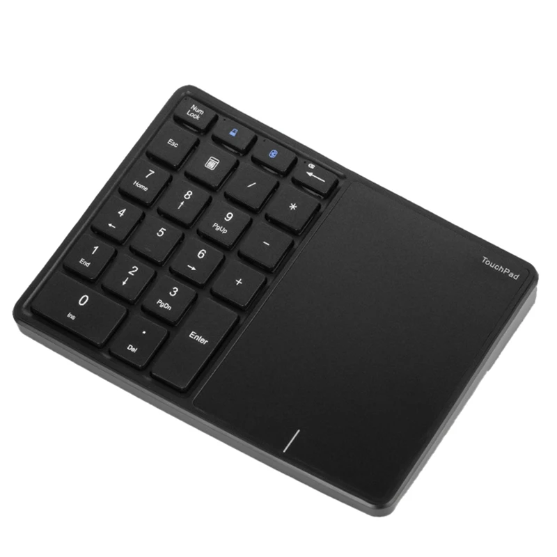 Mini 2.4G Bluetooth Keyboard Numeric Keypad 22 Keys Digital Keyboard With Touchpad For Windows IOS Android