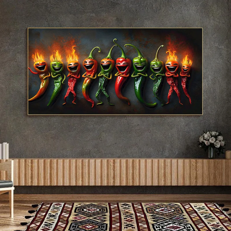

500/1000/1200/2000PCS Puzzle Modern Abstract Chili Design Jigsaw Modern Home Wall Decor DIY Creative Decompression Toys