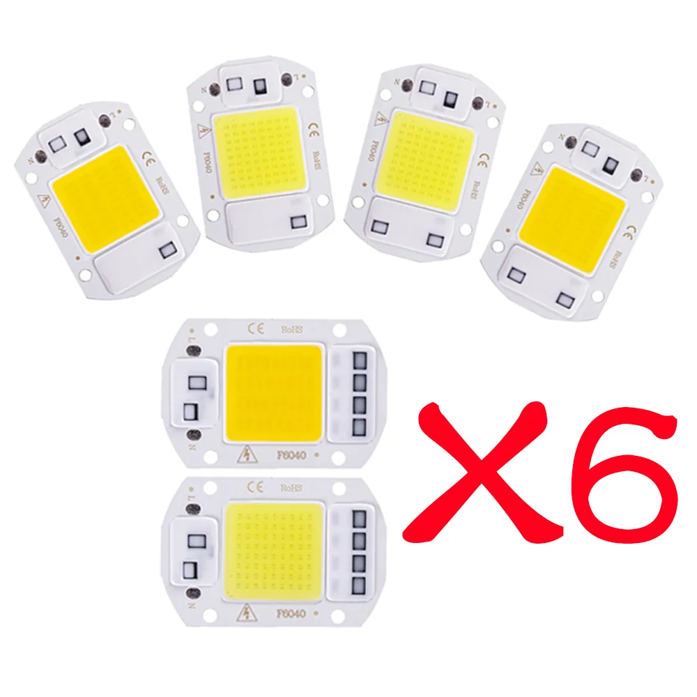 smart ic led chip para jardim cob lamp bead sem necessidade de driver foco ao ar livre spotlight faca voce mesmo ac 220v 20w 30w 50w pcs 01