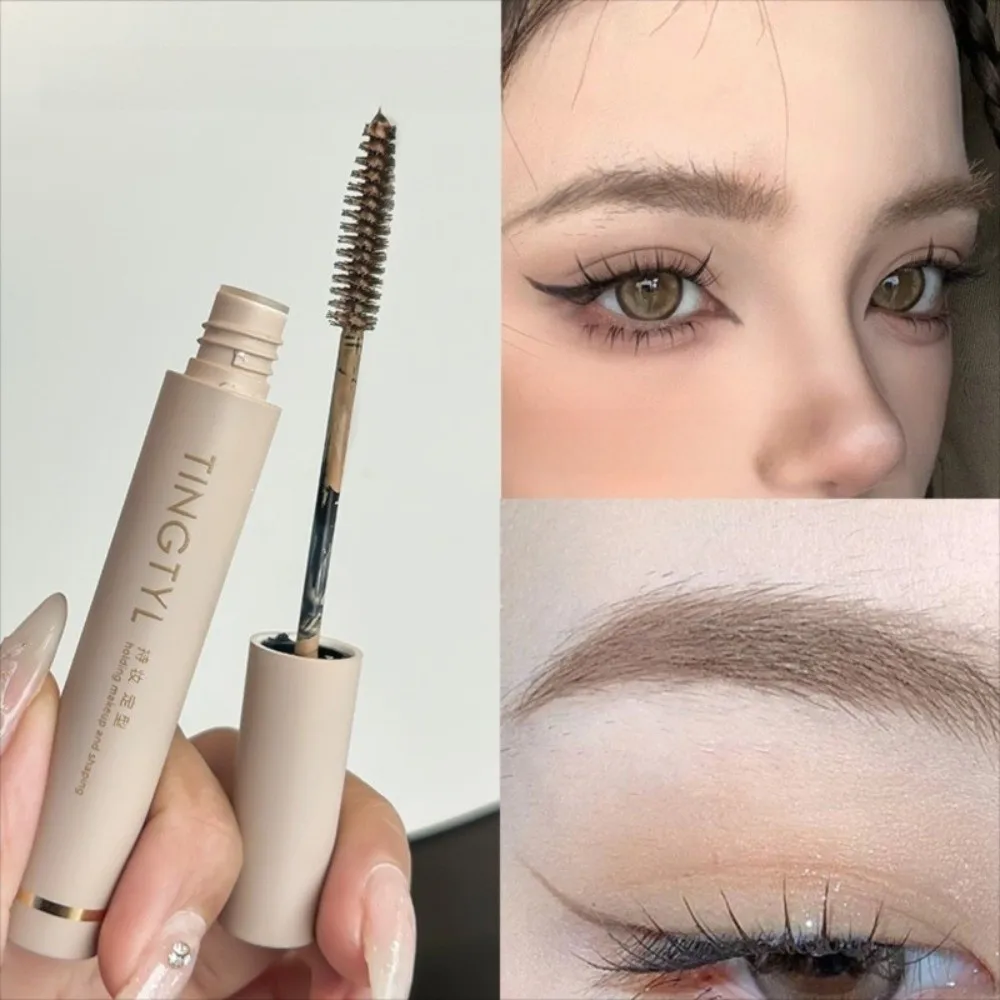 Novo tintura de sobrancelha à prova d'água, longa duração, natural, marrom, efeito 3d, secagem rápida, intensificador de sobrancelha feminino