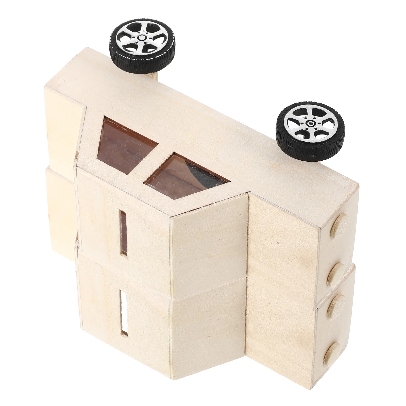 

2Pcs DIY Wooden Car Piggy Bank Unfinished Wood Craft Kit for Family Painting Project Decorative Money Box Adults Activity