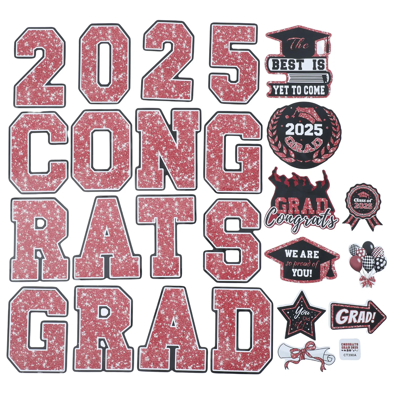 

Graduation Car Stickers Congrats Magnets for Celebration Fridge Decoration Party Keepsakes Ceremony