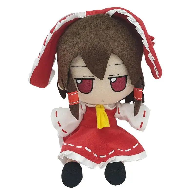 TouHou Project Fumo Plush Toy Sealed Club Lolita Stuffed Doll Plushie Figure Hakurei Reimu Komeiji Koishi Saigyouji Yuyuko Gifts