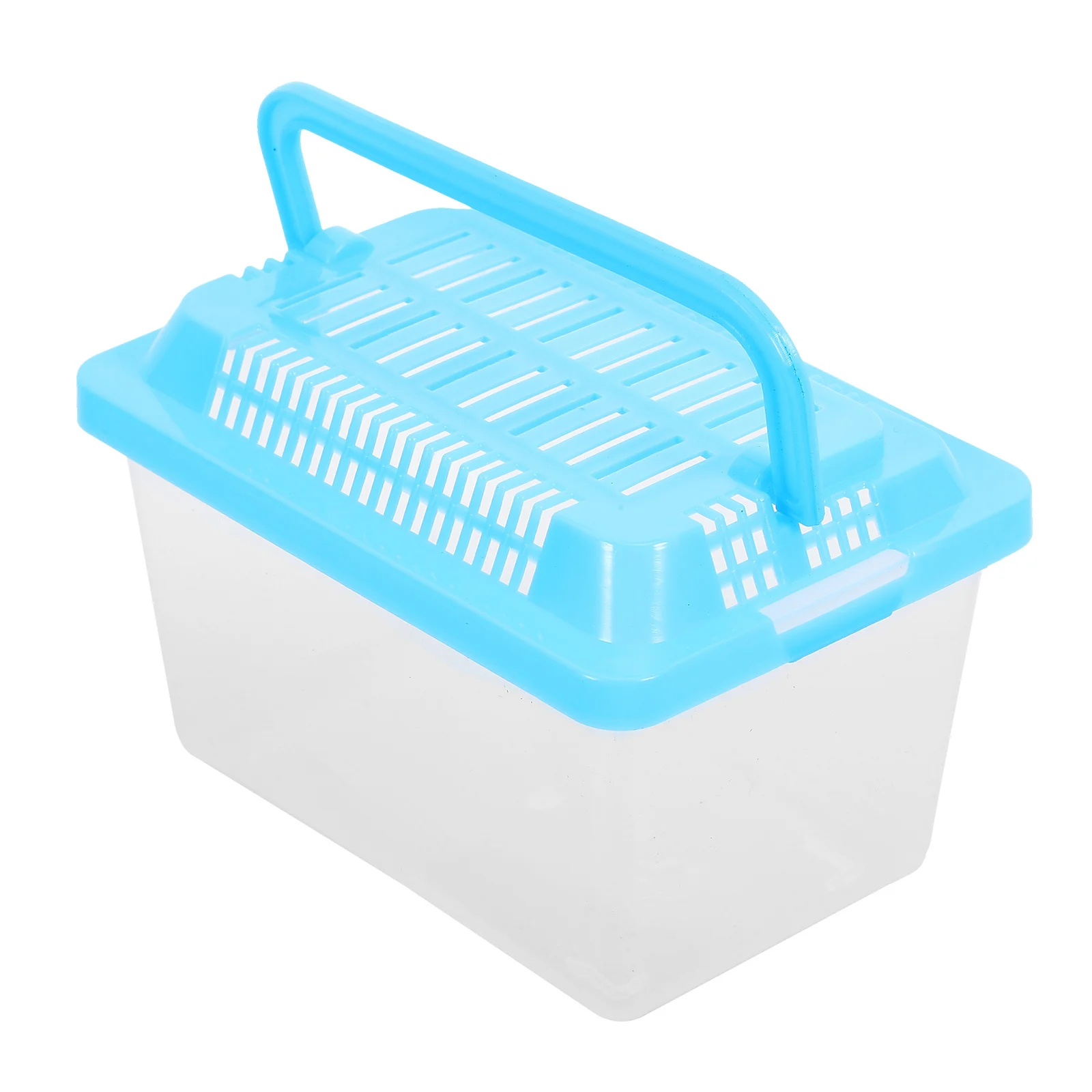 خزان السلحفاة المحمول لحوض السمك بتصميم مدمج وخفيف الوزن مثالي للسفر وتغذية موئل الزواحف وصندوق المعيشة على شكل سمكة ذهبية