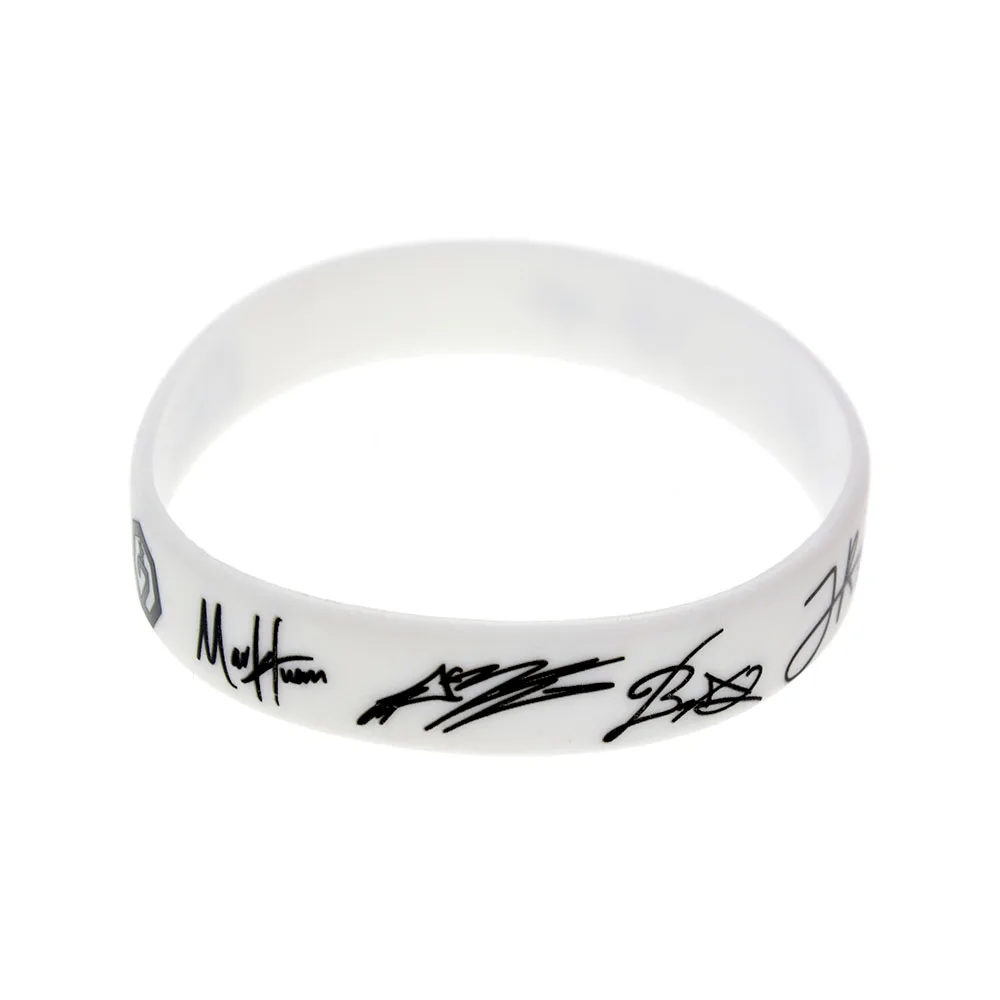 1 PC GOT7 Member Signature Silicone Wristband 1/2 Inch Wide