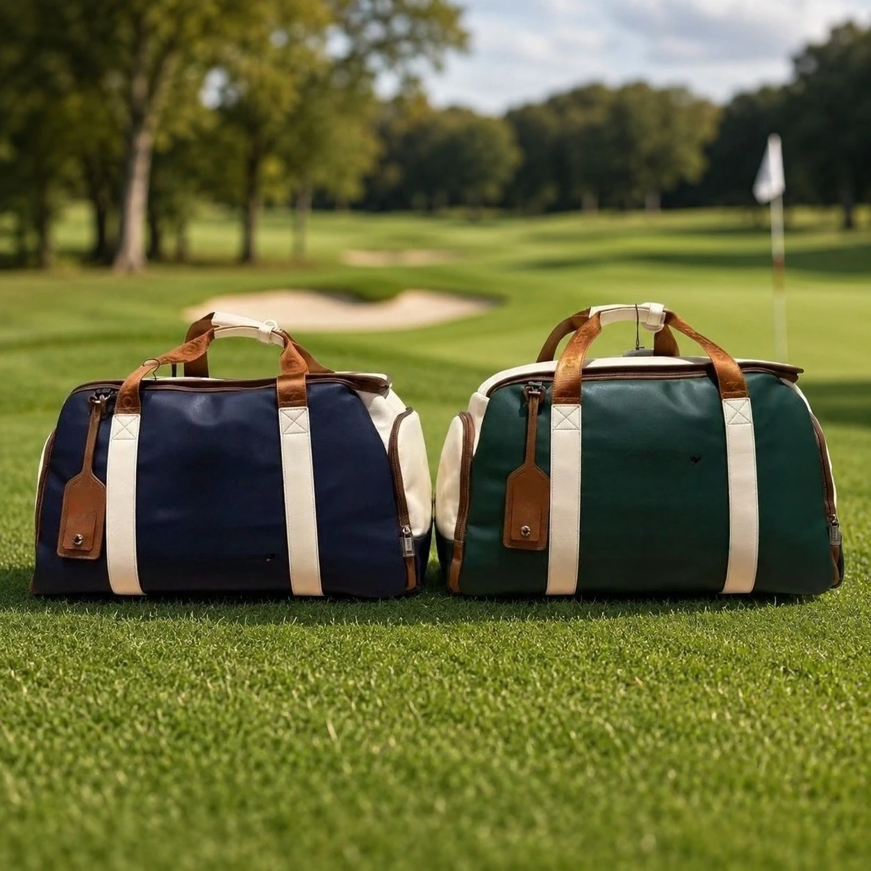 2026 Korean Style Golf Travel Bag Men Women Large Capacity Handbag Shoulder Crossbody Bag Sports Clothing Storage Tote Bag