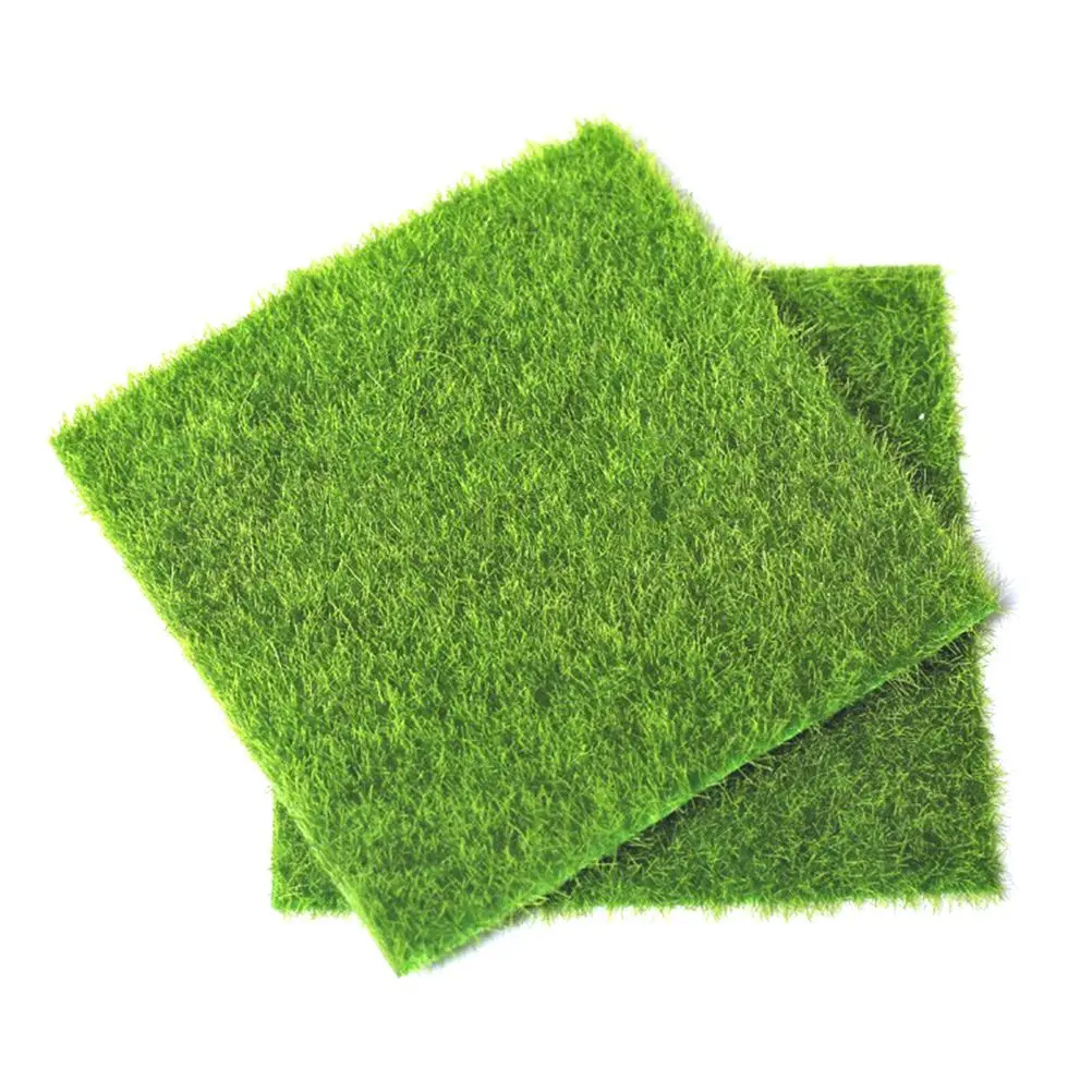

6 Pcs Artificial Grass Lawn Miniature Simulation Decoration DIY Micro Landscape Gardening Material