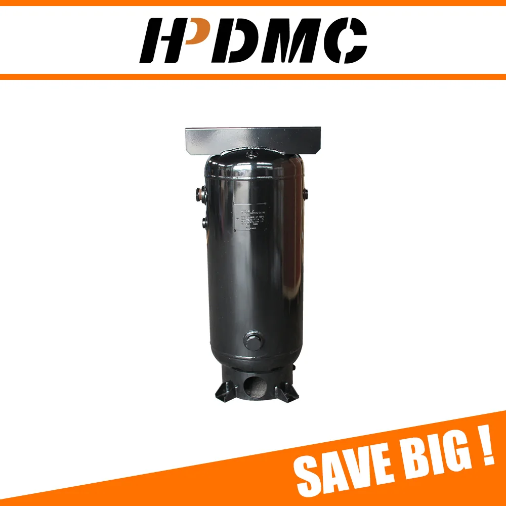 HPDMC 30 Gallon Vertical Air Tank Industrial Air Compressor Receiver Rated for 200 PSI with ASME Coded