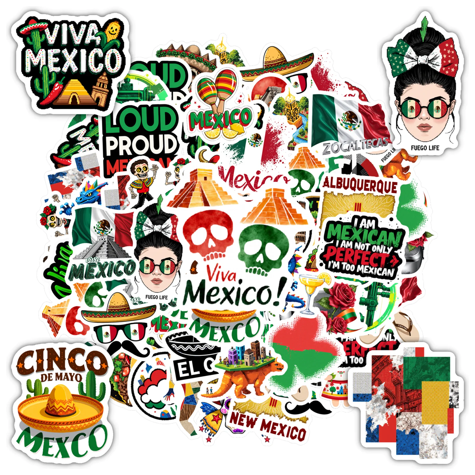 

35 шт., наклейки с героями мультфильмов «День мертвых», традиционная культура, наклейки для учителей, мексиканские наклейки для DIY телефона, ноутбука, ноутбука