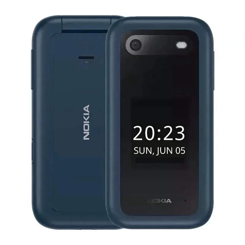 Refurbished Nokia 2660 Flip 4G 2022 Unlocked Mobile Phone Dual SIM 2.8" Dual Screen 1450mAh Standby Elderly Backup Feature Phone view 4