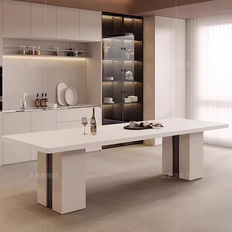 Extending Modern Dining Table Coffee Kitchen Restaurant Chairs Dining Table Nordic Designer Mesas De Jantar Salon Furniture