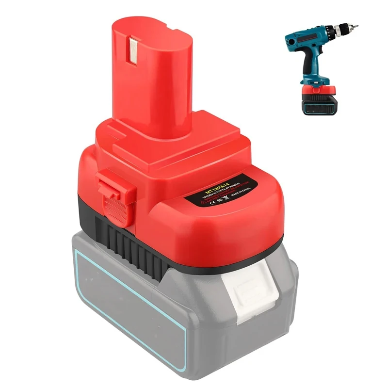 

Battery Adapter For Makita/Dewalt/Milwaukee 18V/20V Li-Ion Battery Convert To12V/14.4V Ni-Mh Battery Cordless Tools MT18PA14