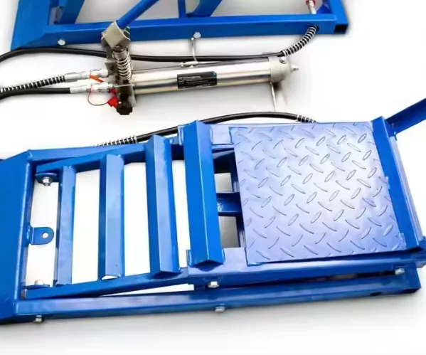 2 Ton CE Certified Portable Hydraulic Car Lift Ramp Adjustable Steel Vehicle Jack Lifter Garage Repair Lifting Tool
