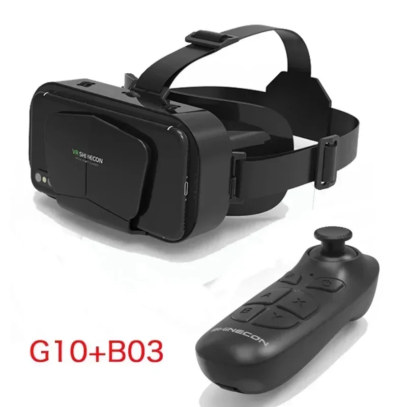 Okulary VR Shinecon Virtual Reality Viar 3D, Hełm, Soczewki, Zestaw Słuchawkowy, Gogle Smart do Smartfona, Telefonu Komórkowego, Realidade