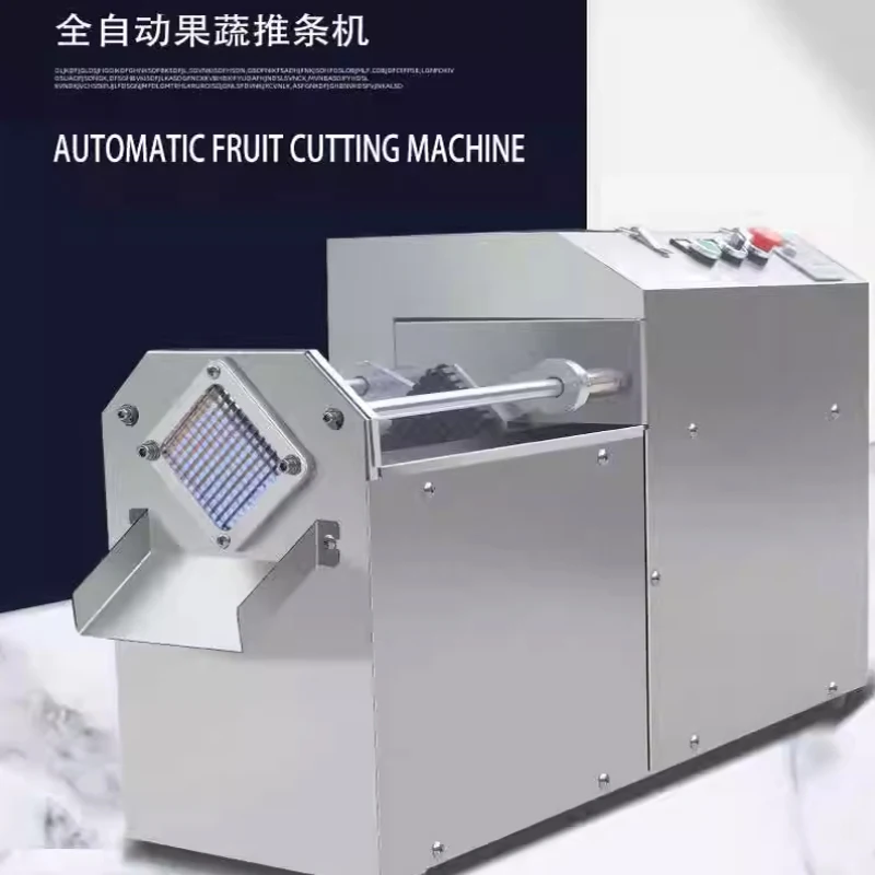 

Заводская машина для резки картофеля фри, коммерческая электрическая машина для нарезки картофельных чипсов, маленькая машина для резки овощей и фруктов, простая и удобная