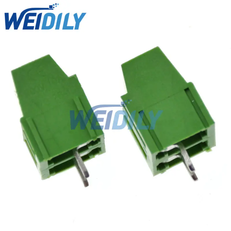 10PCS Terminals KF128-5.08-2P KF128-2P 300V 10A Screw 2Pin 5.8mm Straight Pin PCB Screw Terminal Block Connector 22-12AWG