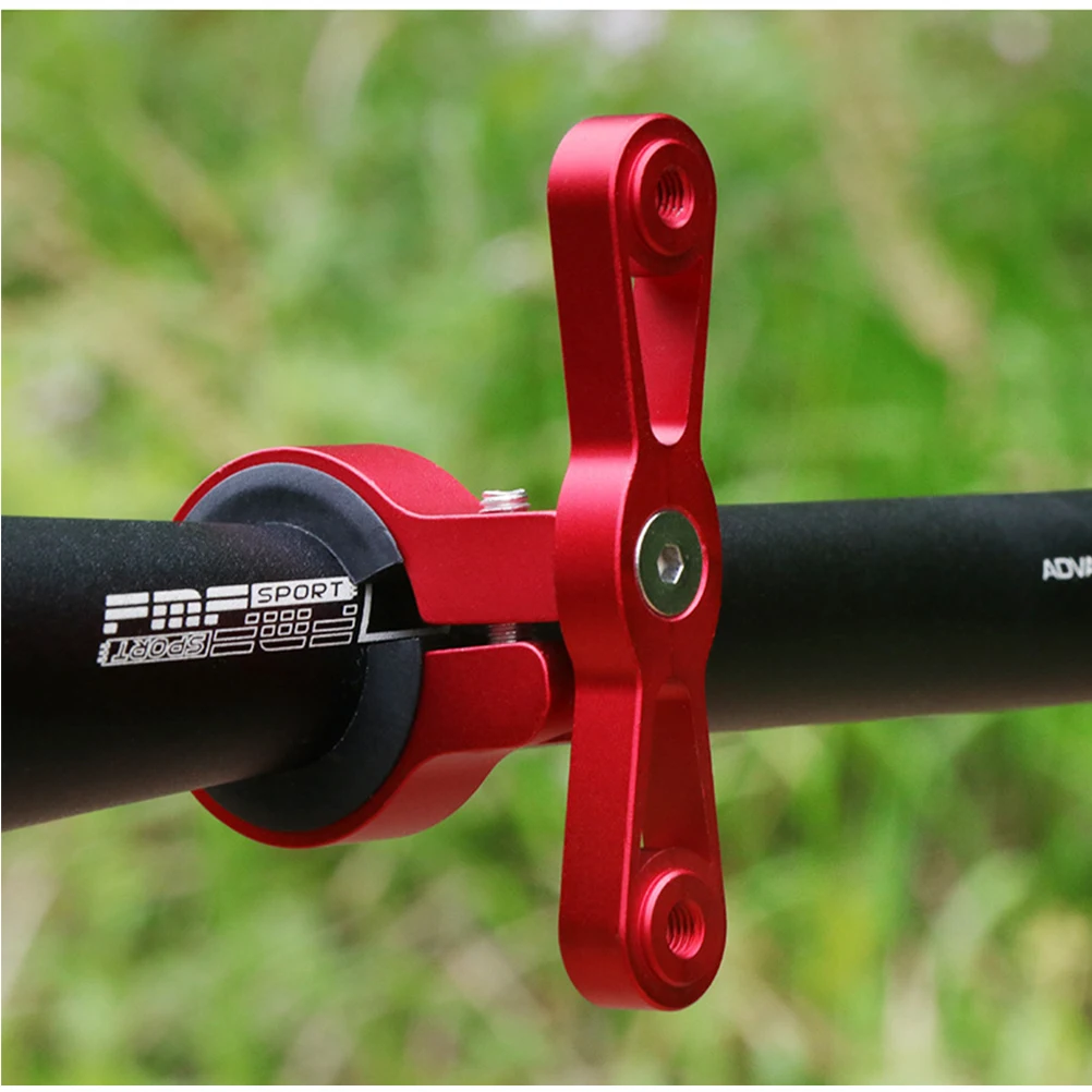 

1PC Bike Water Cup Holder Adapter Aluminum Alloy 30.9mm 31.6mm Seat Tube Kettle Rack Base Clamp for 31.8mm Handle