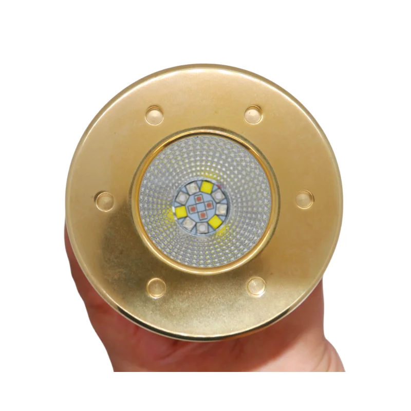 80W 색상 변경 RGB RGB+CCT 60도 무선 리모컨 해양 잠수용 수영장 수중 보트 조명 LED