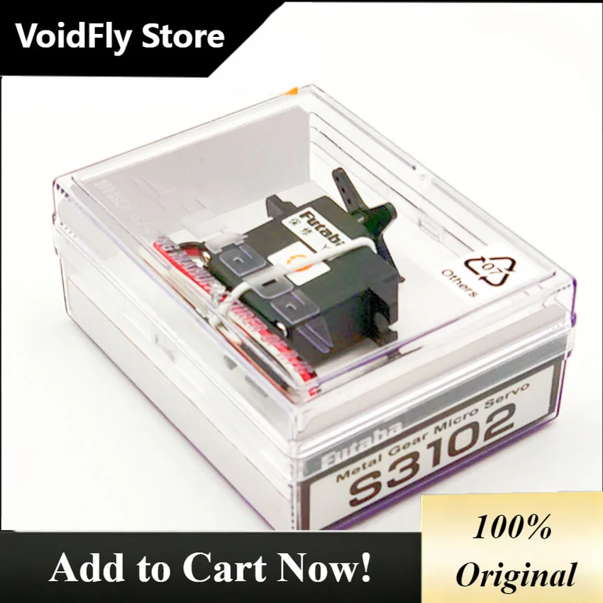 VoidFly Futaba S3102 Ultra-Small Analog Steering Gear Metal Gear Low Voltage Mini Quadcopter Frame / Racing Drone Servo For Rc D