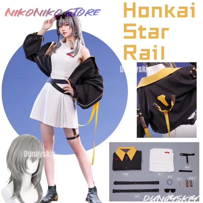 

‌ Повседневная одежда The Trailblazer World Travel Honkai Star Rail Star, карнавальный костюм унисекс, полный комплект, сексуальный дизайн наряда на Хэллоуин