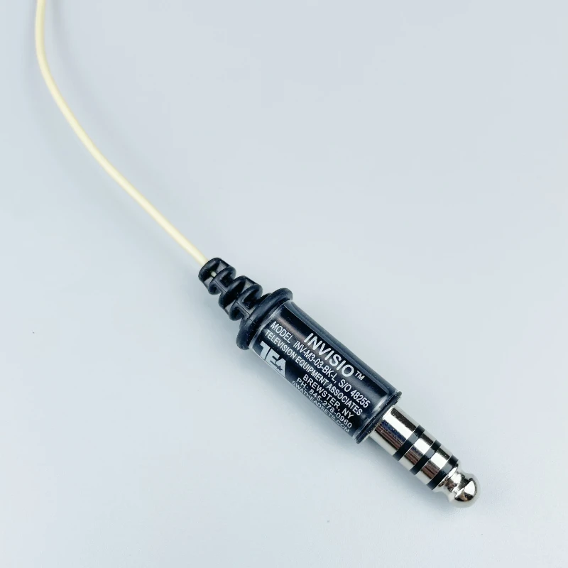 Für INVISIO M3 In-Ear-Kopfhörer mit Knochenleitung, Sand, vierteiliger Stecker