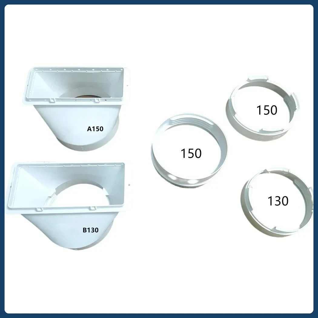 1PC Hose Tube Connector Portable Air Conditioner Exhaust Duct Interface 15cm 13cm For Haier Mobile Air Conditioner Hoses Parts