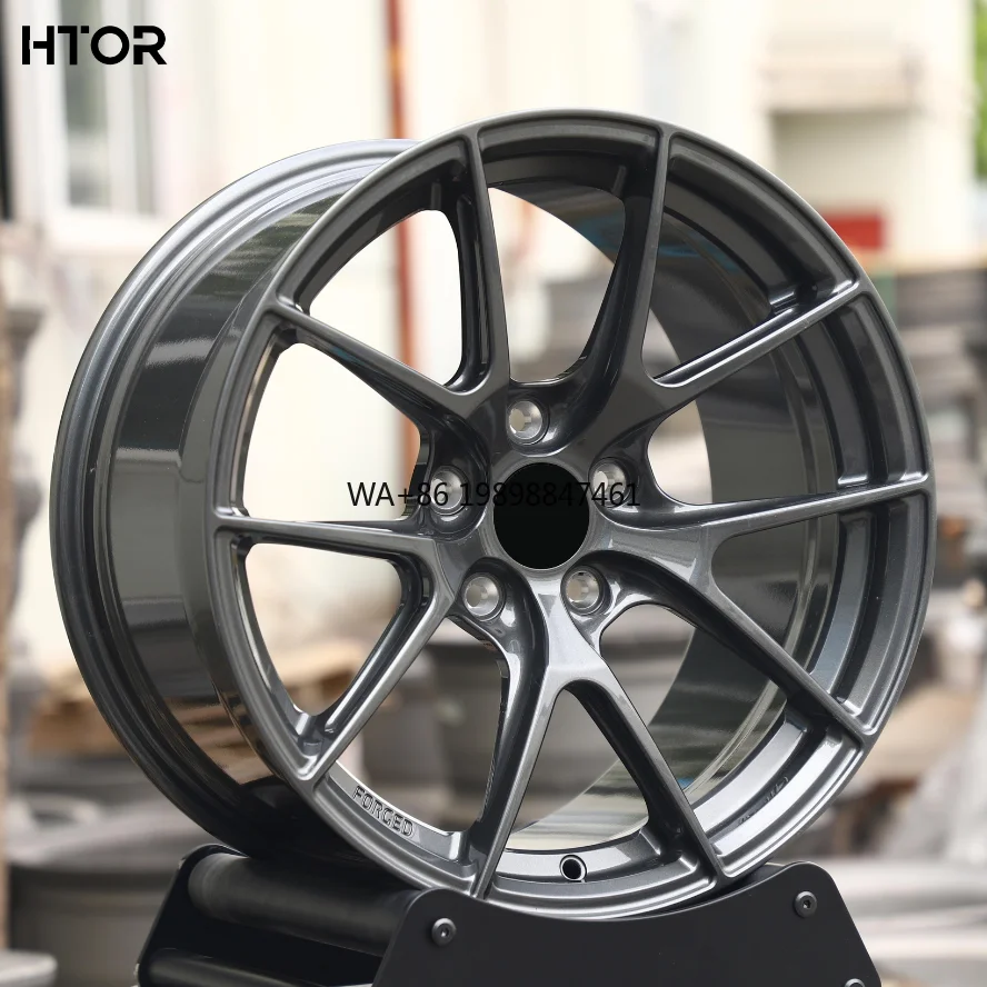 

HTOR Vs-5rs Recessed One-piece Forged Wheel Double Five Spokes 18 19 20 Inch Grey Painted New Custom-made 5X120 5x112 for E30