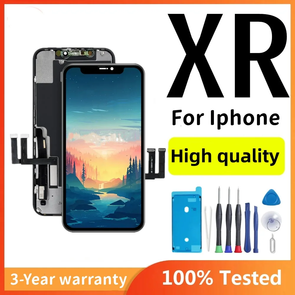 RLZCXZ-iPhone Xr 3D Touch Display, 100% Tested, Premium, Original, New, Original, Factory Wholesale