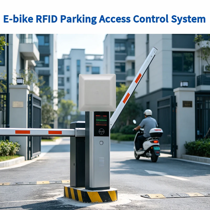 7M Long Range ISO18000-6C UHF RFID Reader | Parking Gate Barrier Vehicle Access Control for E-Motorcycle Parking Management