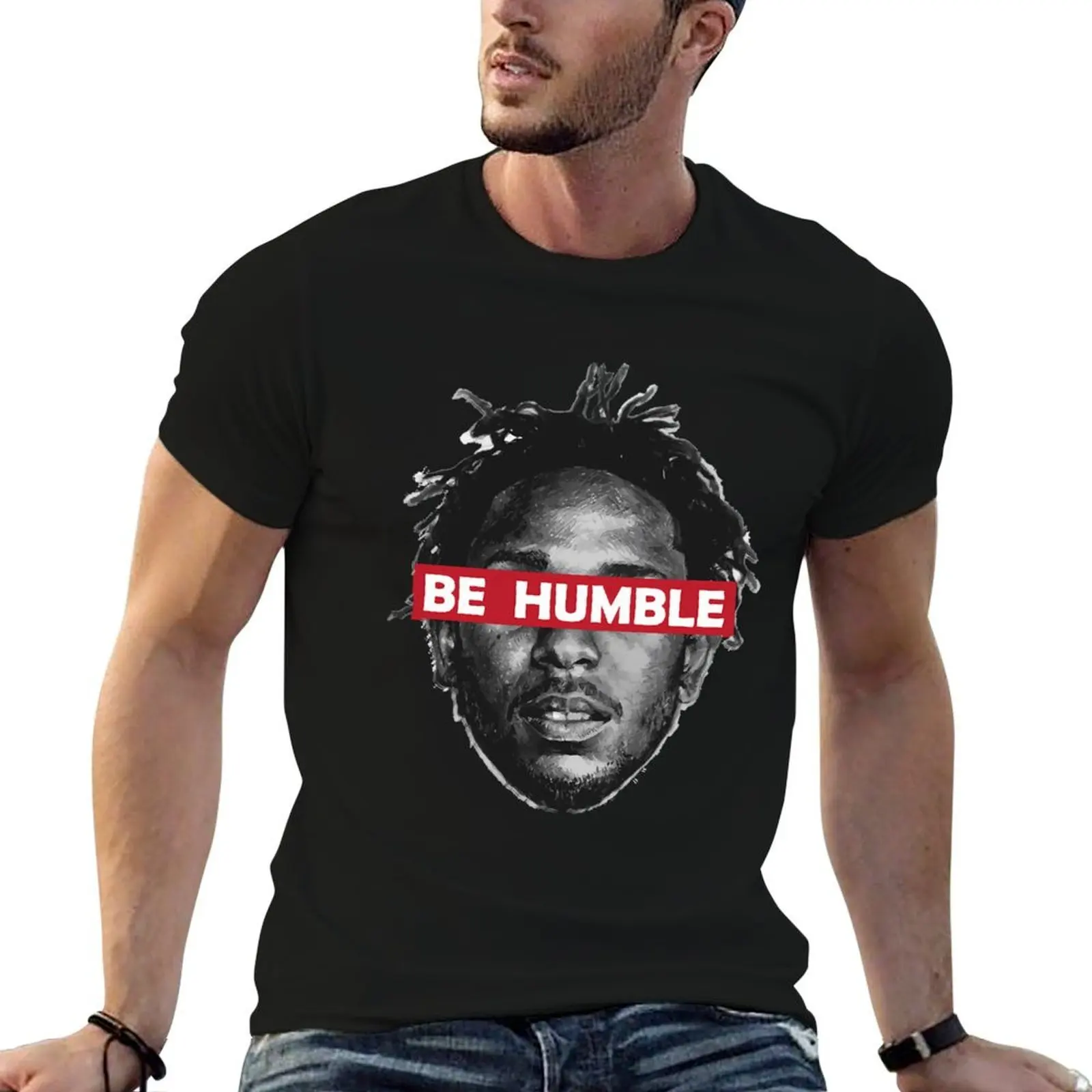 

Be Humble T-Shirt cotton t shirts man 100% anime t shirts oversize T-Shirt