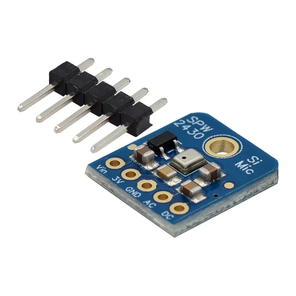 1pcs SPW2430 MEMS Microphone Sound Detection Sensor Module Mono MEMS Microphone Detect for Voice Converters Audio Recording
