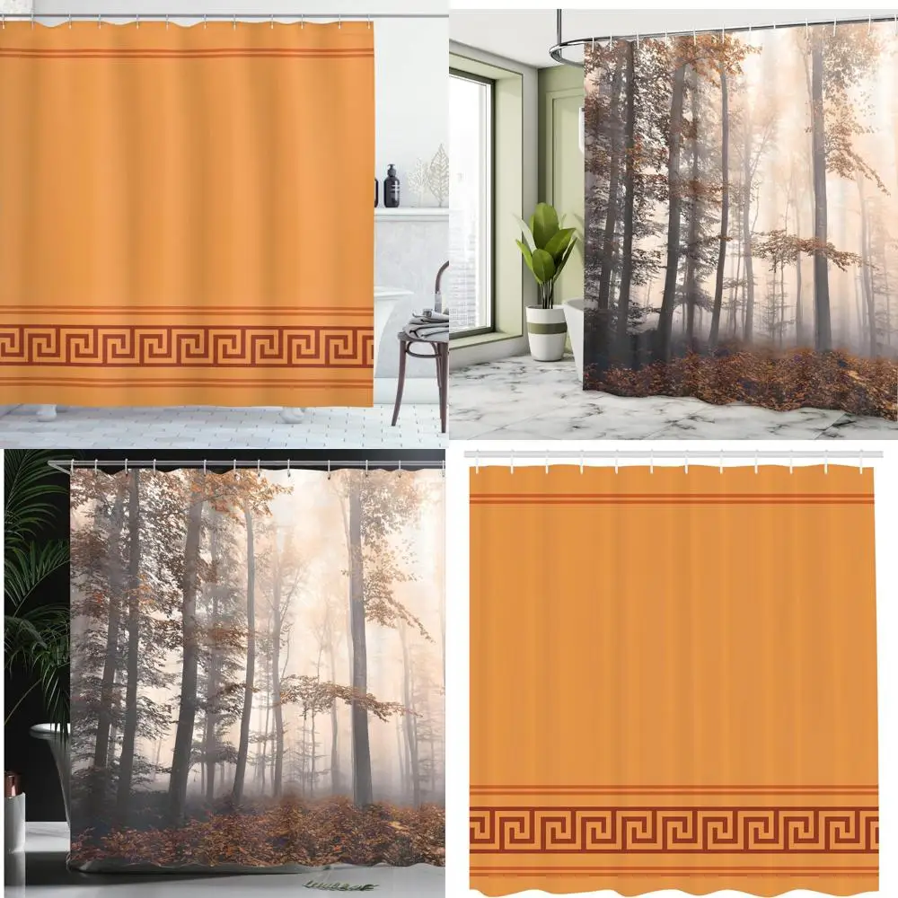 

монохромная греческая абстрактная занавеска для душа, классический тканевый декор для ванной комнаты с рисунком