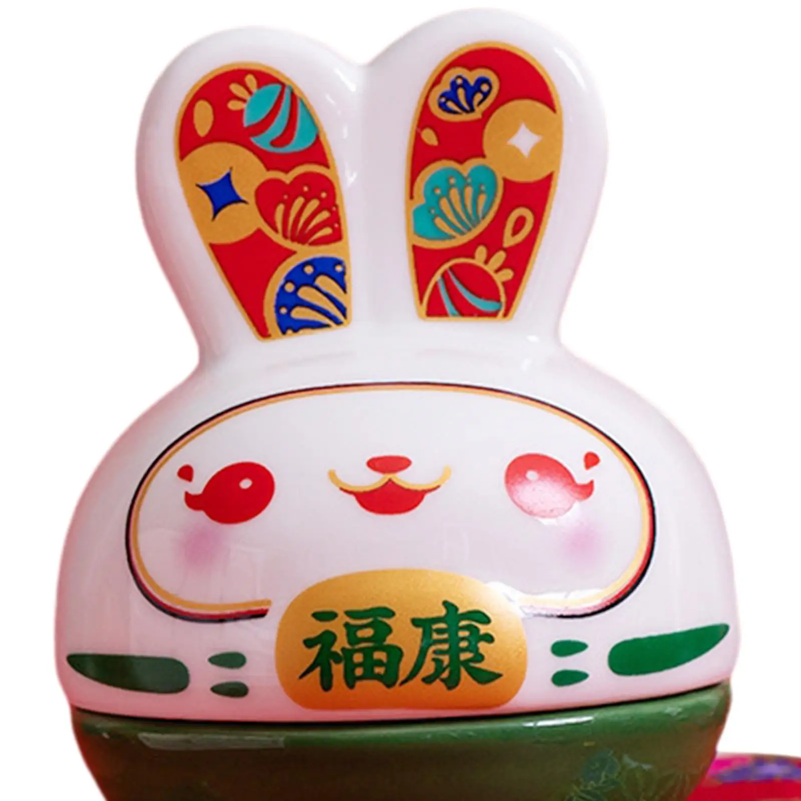 Rabbit Figurine Piggy Bank Saving Pot Jar Exquisite Decorative Container Small