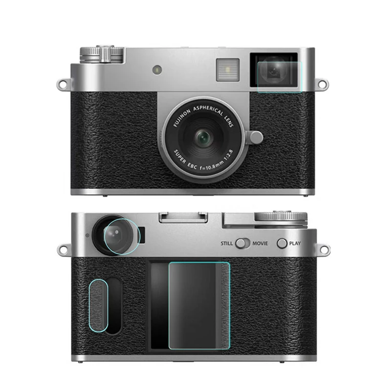 X-Half Glass Screen Protector for Fujifilm X-HF1 LCD Monitor / Secondary Sub LCD / OVF Viewfinder Window Fuji Xhalf