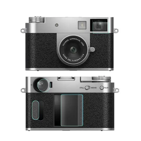 Fujifilm X-HF1 LCD 모니터/2차 하위 LCD/OVF 뷰파인더 창 Fuji Xhalf용 X-Half 유리 화면 보호기
