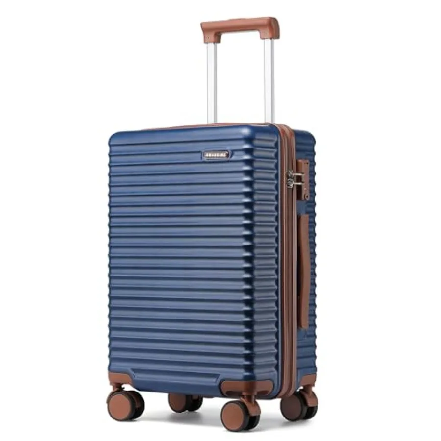 

20-Inch Carry on LuggageCarry-on Suitcase with Spinner Wheels and TSA Lock 22x14x9 Airline Approved Hardside Lightweight Travel