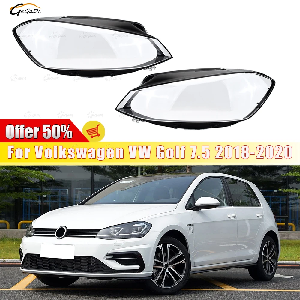 

Для Volkswagen VW Golf 7.5 2018-2020: Корпус фары/акриловая линза, крышка дневных ходовых огней, автомобильный корпус фары