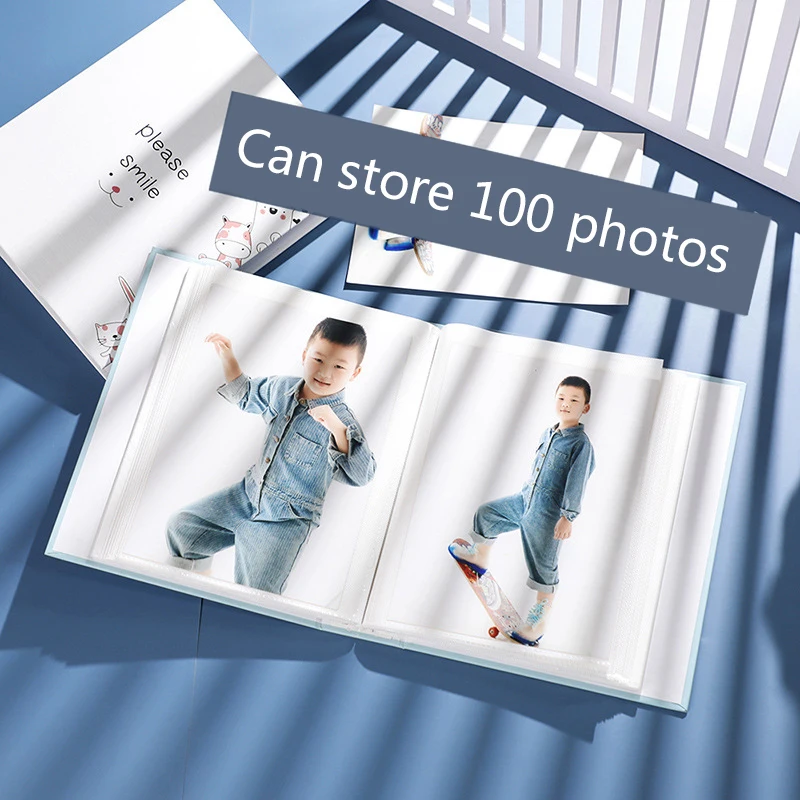 6-inch Plastic 100 Photo Album Book Baby Family Scrapbooking Albums Wedding