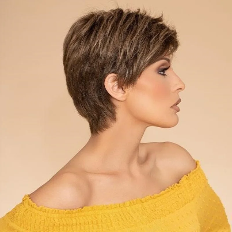 Women's short straight wig