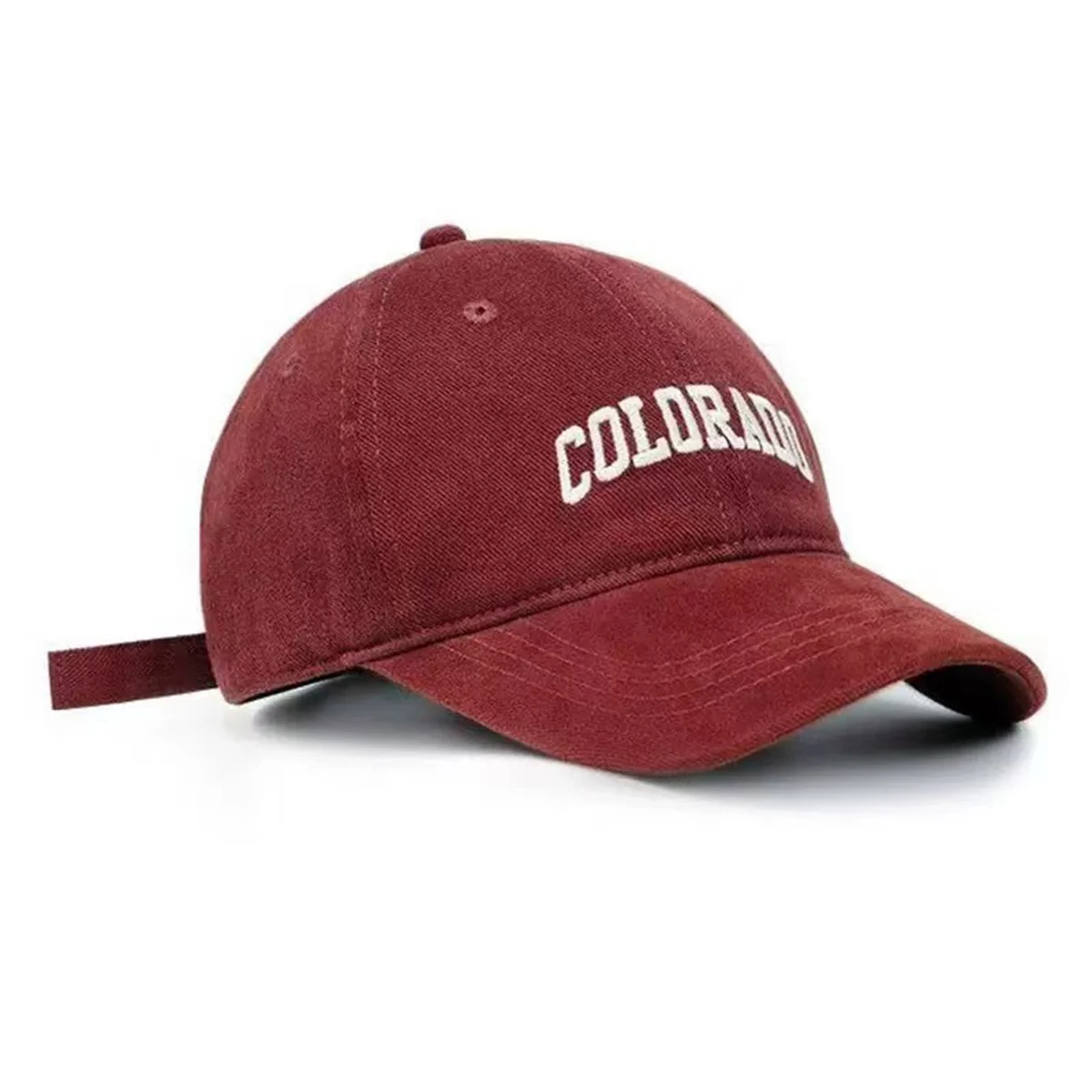 Unisex COLORADO Baseballkappen mit Buchstabenstickerei, Frühling und Herbst, für den Außenbereich, verstellbare Freizeithüte, Sonnenschutzhut, Sportkappe – Detail 6