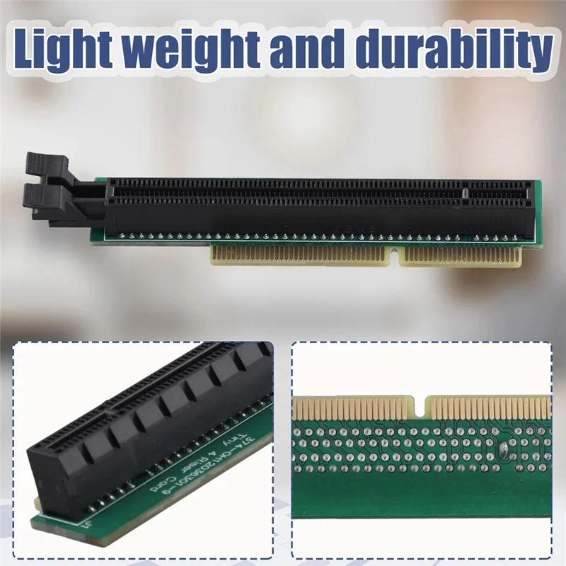 Qy-PCI-E Graphic Card Adapter Card For Lenovo 910X 910Q M720 01AJ902 PCIE 16X Riser Card