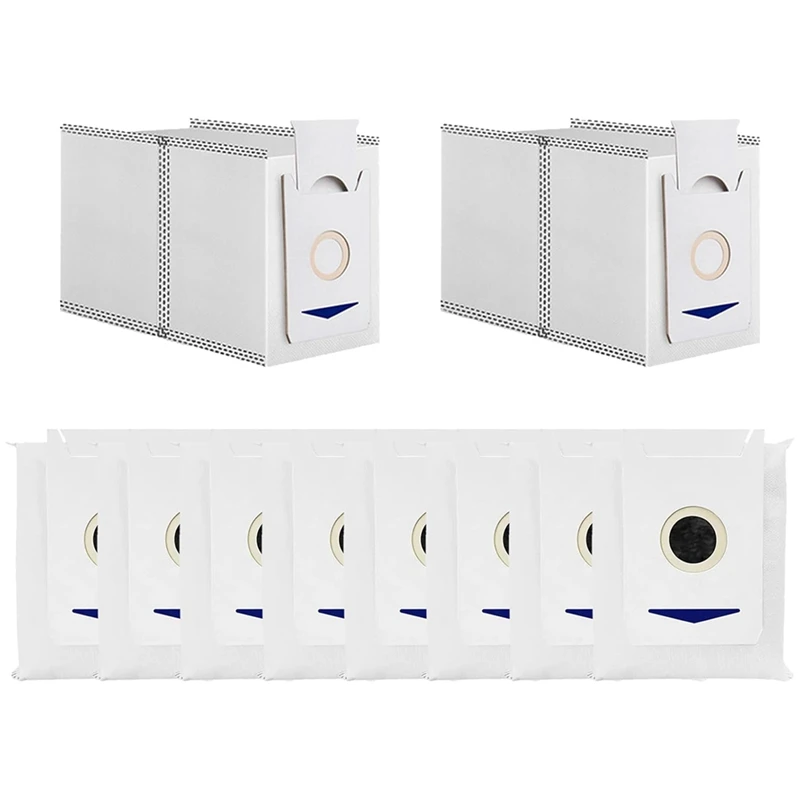 AC66 10 упаковок сменных мешков для пыли Yeedi M12 PRO + для Ecovacs DEEBOT T30 Omni T30 PRO MAX, мешки для пылесоса