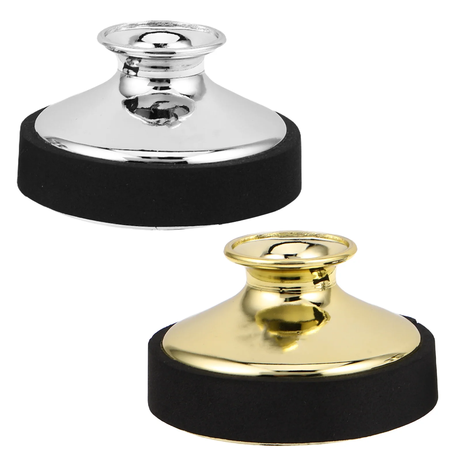 

2pcs Alto Mute For Tenor Plastic Sound Dampener Noise Reduction Practice Durable Lightweight Easy Use Compatible