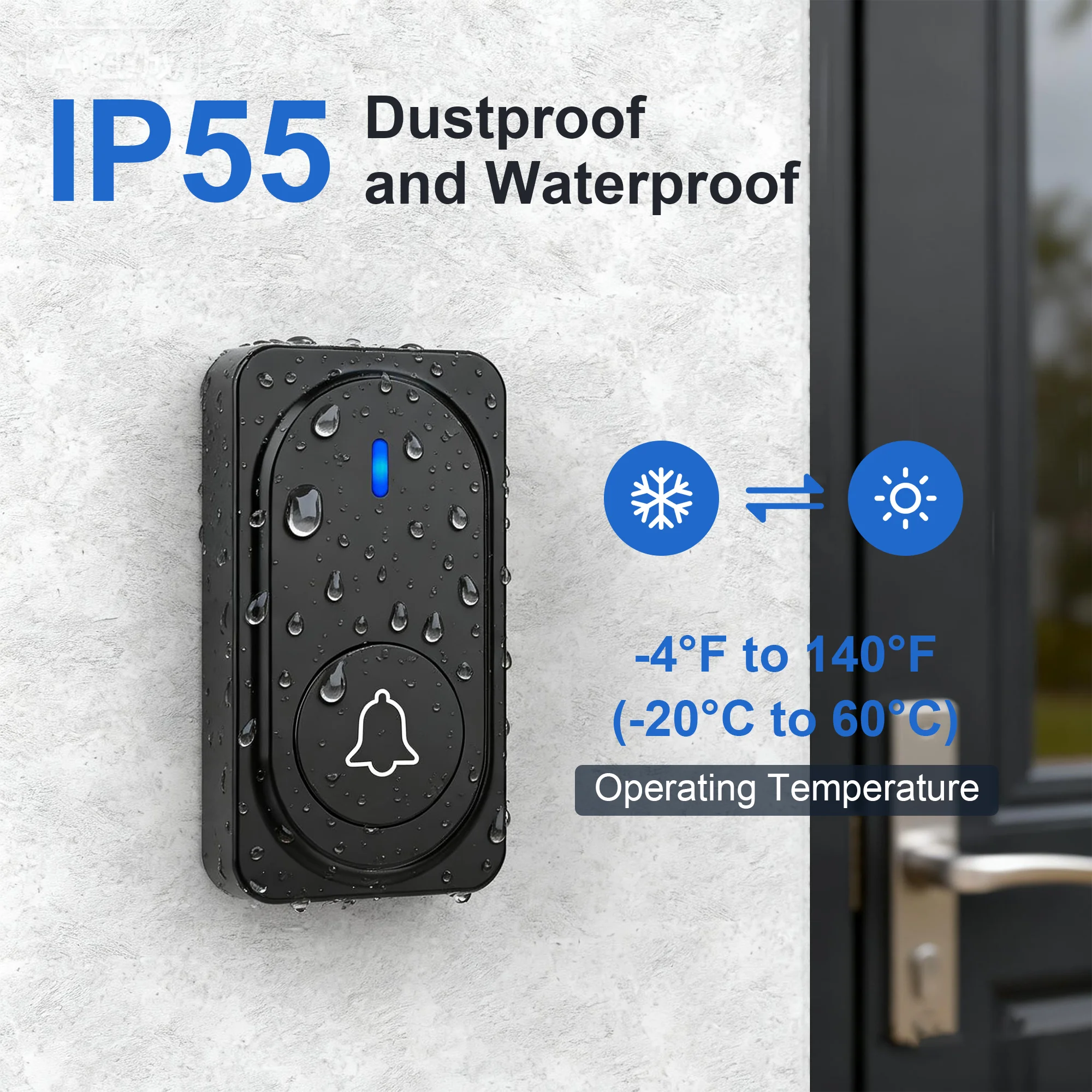 PGST 무선 스마트 도어벨 433MHz 1:1 장거리 - Home Security Ring 리뷰 및 가격