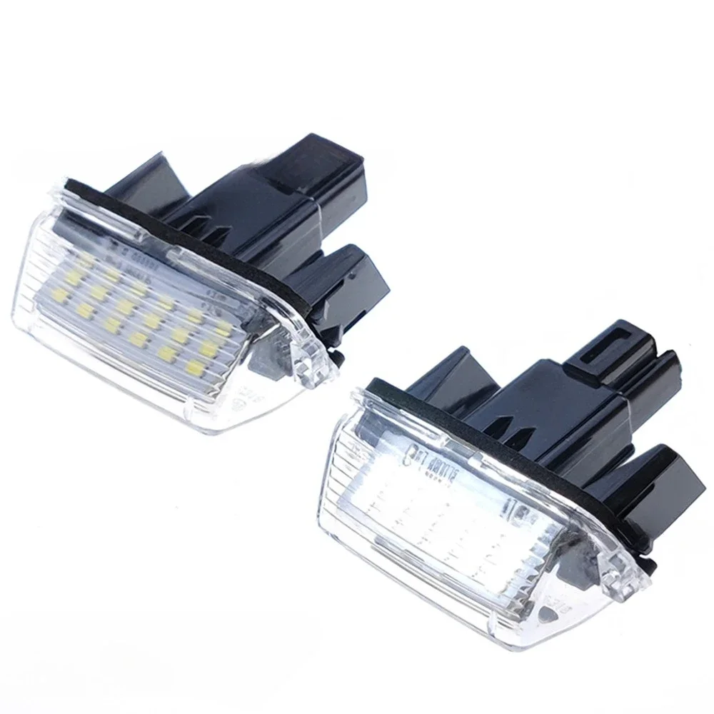 For Toyota Camry 50 55 V50 V55 XV50 XV55 Prius Yaris Verso Corolla 2PCS 12V LED Car Number License Tail Plate Lights Light Bulb