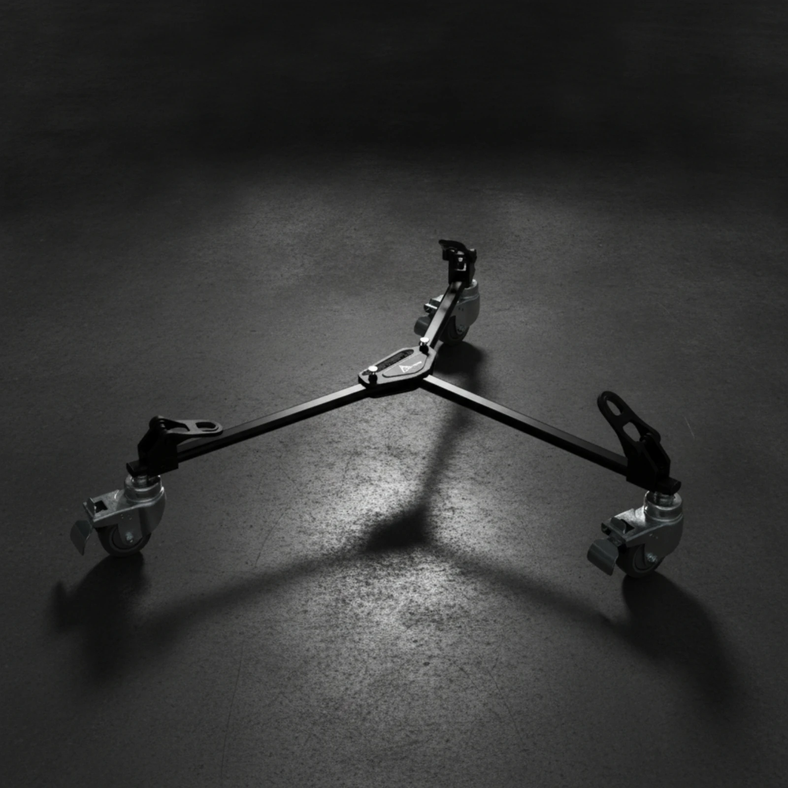 Tripod Base with Wheels Low-Clearance Heavy Duty Tripod Dolly Rolling Base Compact Stable for Videographers
