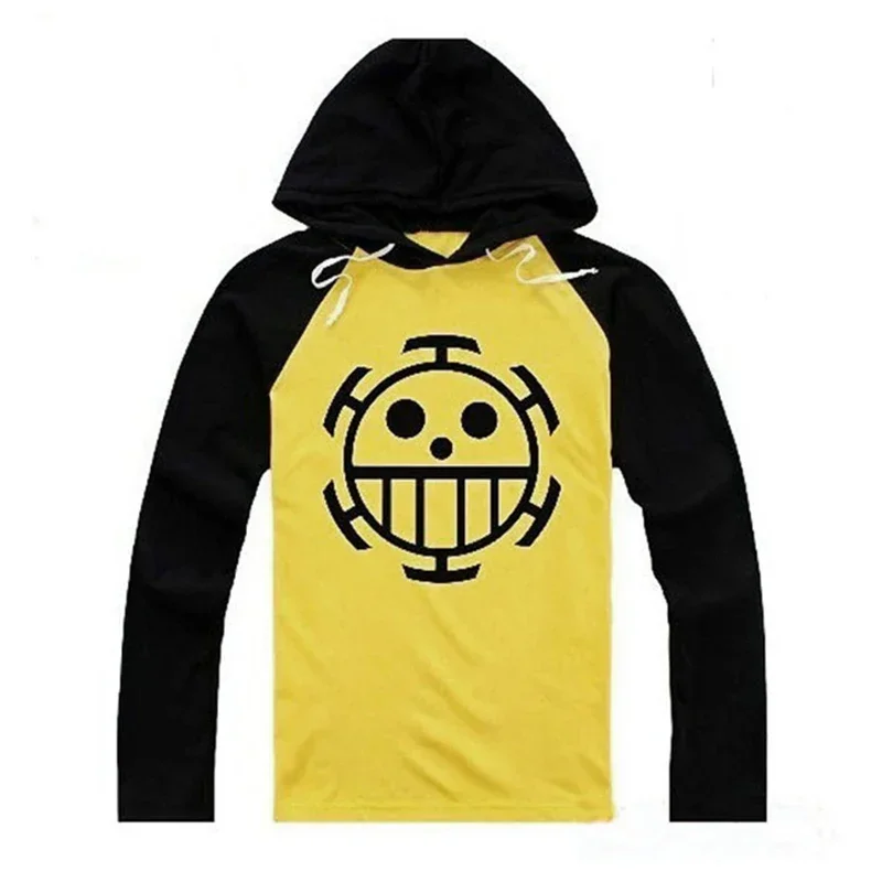 Anime Trafrack Law Hoodie Cosplay Costume Hooded Sweatshirt Long Sleeve Cotton T Shirt Men XXXL MN8