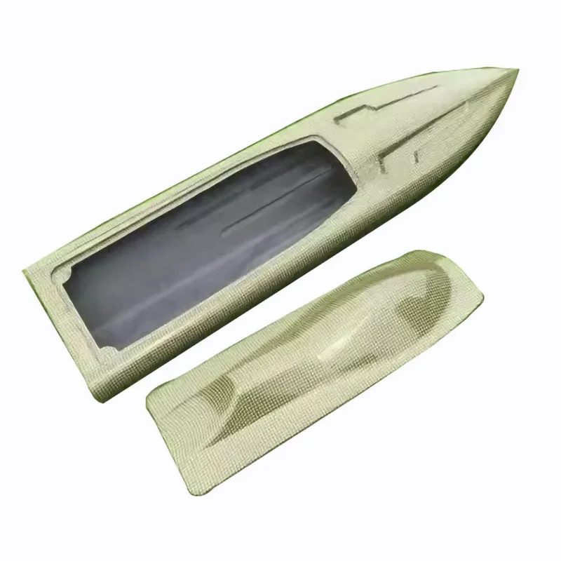 L1350-W360-H230mm Thickened Blend Textile Kevlar Hull, Extract Vacuum RC Speedboat Gasoline Electric Model Boat