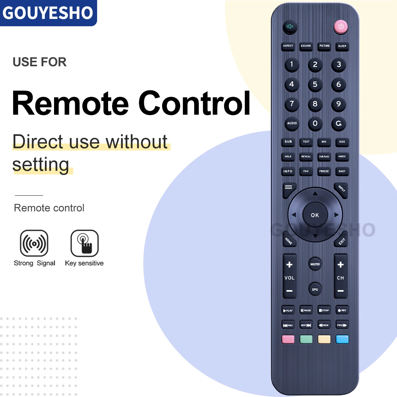 New Remote control for STRONG Kivi TV KT1157-HG 24HK30B 24HK30G 32FK30G 49UK30G 43UK32G 55UC30S UK30S